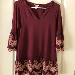 Maroon Blouse